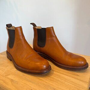 Men's Beckett Simonon Tan Leather Chelsea Boot